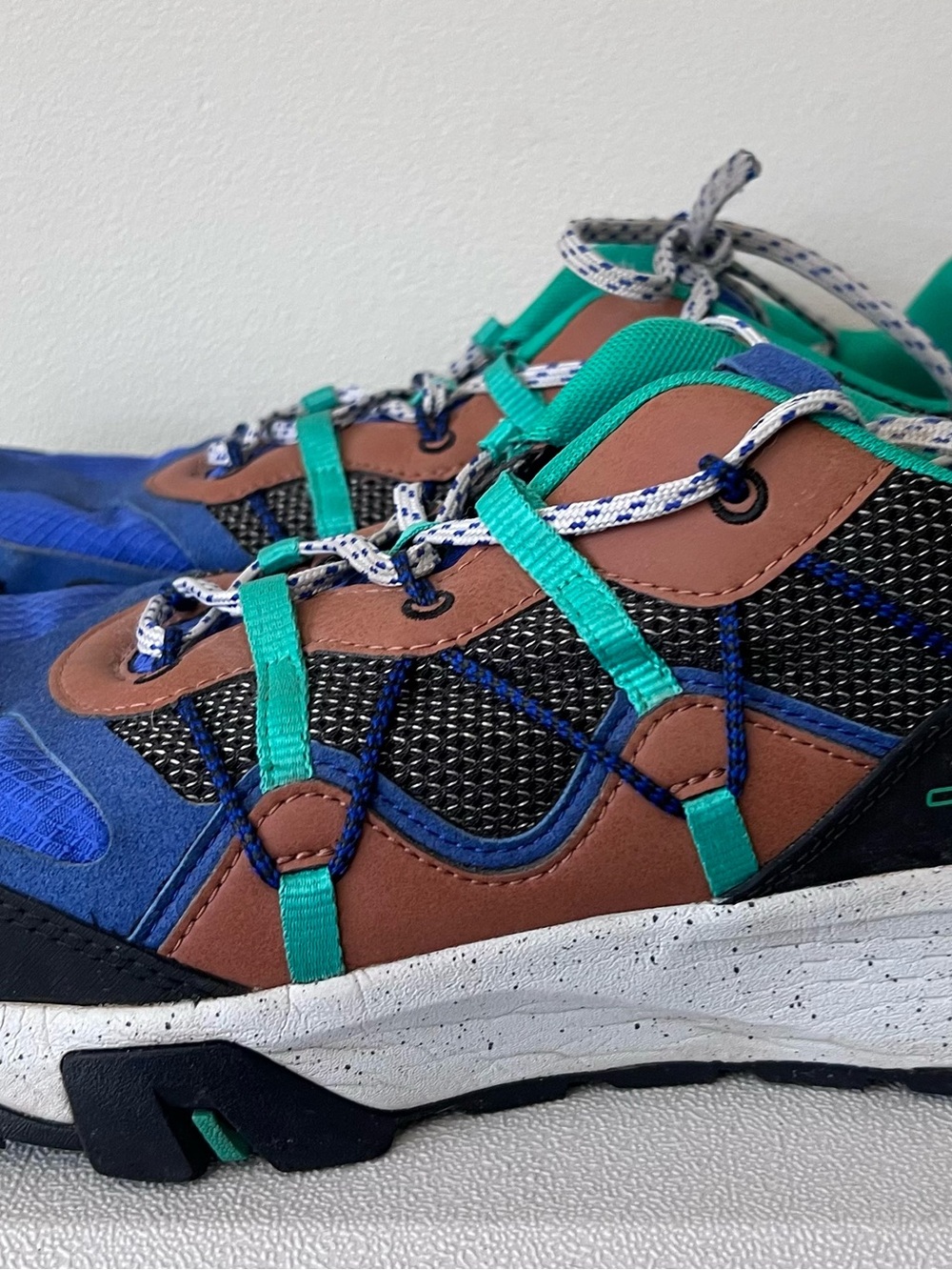 Timberland Men's Size 11 Multicolor Blue Teal & Brown Trail Sneakers